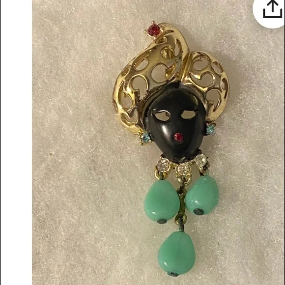 BLACKMOOR Jewelry Vintage Blackamoor Broachpin Poshmark